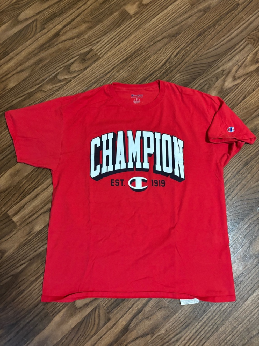 Champion* Men’s XL Spell Out Short Sleeve Tee * XL